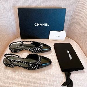 Chanel sling backs